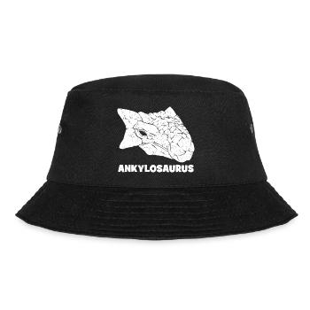 Ankylosaurus Fossil Skull - Bucket Hat - black - Front - Lela (165cm)