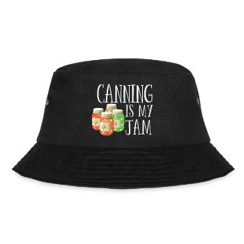 Canning Is My Jam - Bucket Hat - black - Front - Lela (165cm)