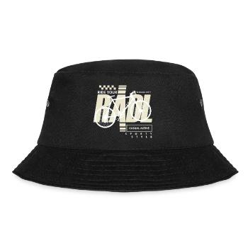 Urban Bike Casual Active Radl Radln - Bucket Hat - Schwarz - Vorne - Lela (165cm)