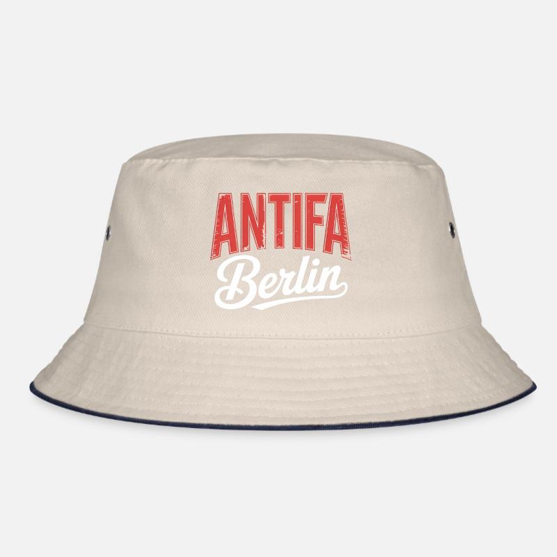 Antifa Berlin - Antifascist Tee Bucket Hat