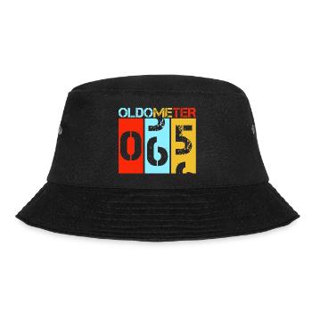 Oldometer 65. Geburtstag Retro Tacho Kunst - Bucket Hat - Schwarz - Vorne - Lela (165cm)