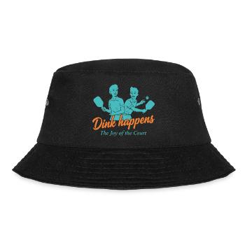 Pickleball-lustiger Spieler Dink Happens Joy Of The - Bucket Hat - Schwarz - Vorne - Lela (165cm)