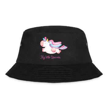 Mon petit arc-en-ciel licorne - Bob - noir - Devant - Lela (165cm)
