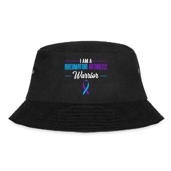 Rheumatoid Warrior Ribbon - Bucket Hat - black - Front - Lela (165cm)