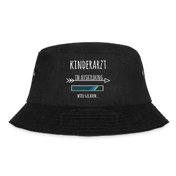Kinderarzt Ausbildung Medizinstudium Arzt Medizin  - Bucket Hat - Schwarz - Vorne - Lela (165cm)