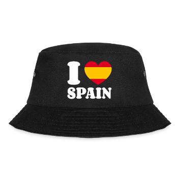 J’aime l’Espagne - Fan de Love Heart Espagne - Bob - noir - Devant - Lela (165cm)