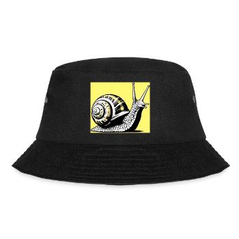 Schnecke - Bucket Hat - Schwarz - Vorne - Lela (165cm)