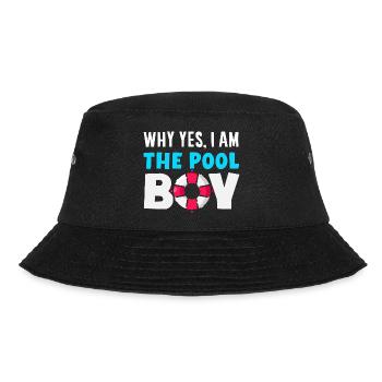 Lustige Schwimmer Sprüche & Schwimmverein Design - Bucket Hat - Schwarz - Vorne - Lela (165cm)