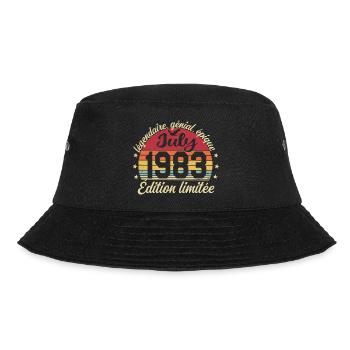Anniversaire Juillet 1983 Vintage Cadeau - Bob - noir - Devant - Lela (165cm)