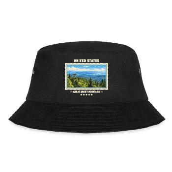 Vereinigte Staaten Great Smoky Mountains Vintage - Bucket Hat - Schwarz - Vorne