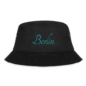 Berlin Hauptstadt - Bucket Hat - Schwarz - Vorne - Lela (165cm)