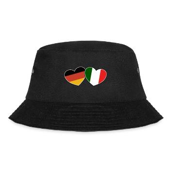 German Italian Friendship - Gift - Bucket Hat - black - Front - Lela (165cm)