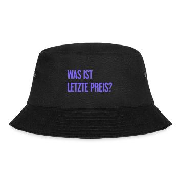 Was ist letzte Preis? - Bucket Hat - Schwarz - Vorne - Lela (165cm)