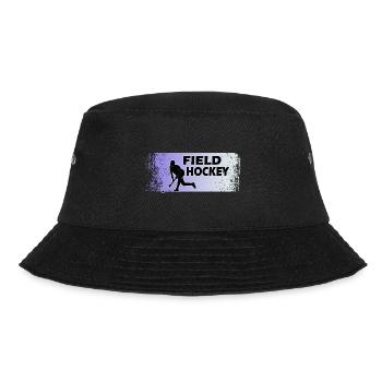 Hockey Hockey Girl Field Hockey Hockey Game - Bucket Hat - black - Front - Lela (165cm)