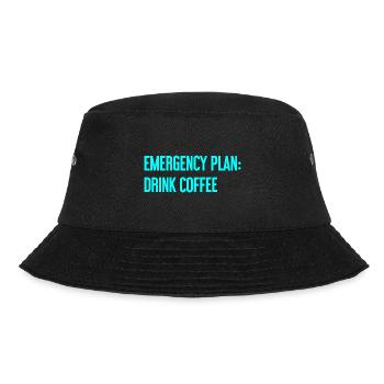 Coffee Contingency Plan - Bucket Hat - black - Front - Lela (165cm)