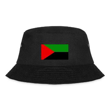Drapeau Rouge Vert Noir Martinique - Bob - noir - Devant - Lela (165cm)