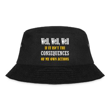 Bien Drôle Actions Humour Conséquences Graphique - Bob - noir - Devant - Lela (165cm)