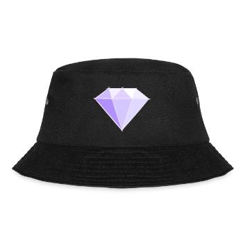 Gemstones: Diamond Drawing. Jewel symbol. - Bucket Hat - black - Front - Lela (165cm)