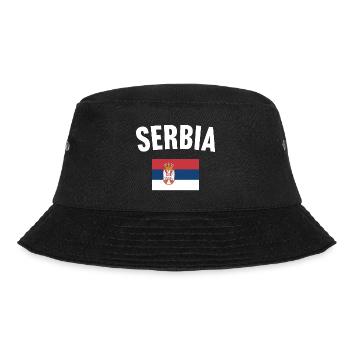 Drapeau de la Serbie - Bob - noir - Devant - Lela (165cm)