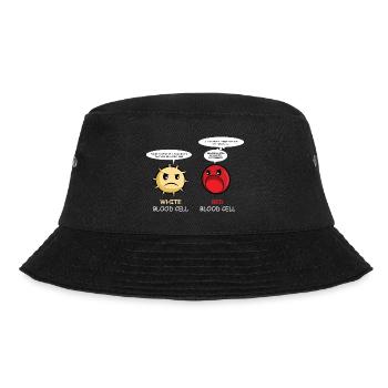 essen Erdnüsse Erdnuss-Liebhaber Geschenk - Bucket Hat - Schwarz - Vorne - Lela (165cm)