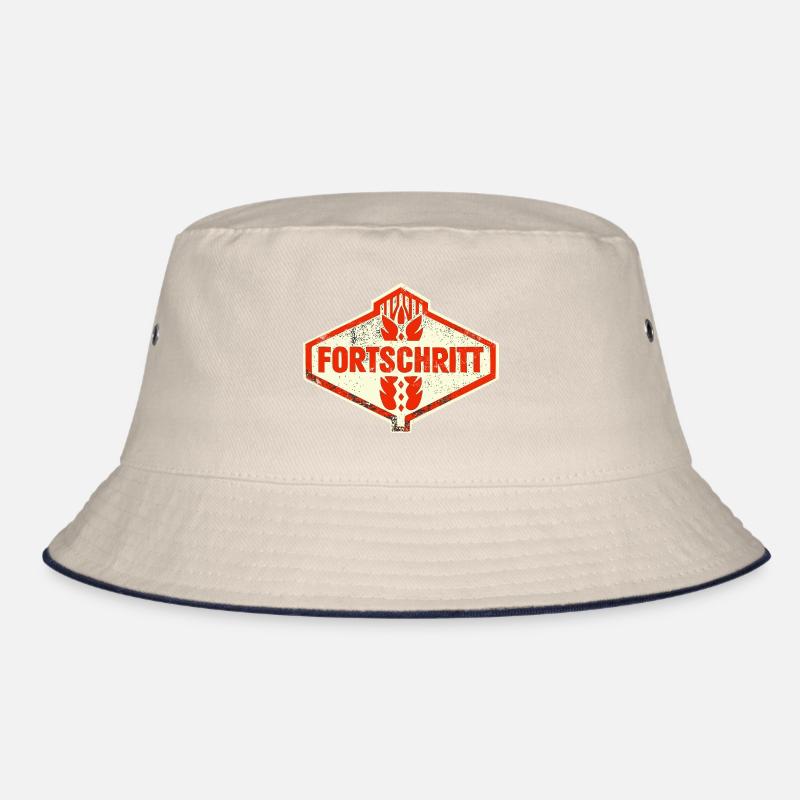 DDR FORTSCHRITT Retro Logo Ostalgie LPG Bucket Hat