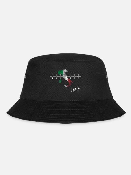 Italy italy - Bucket Hat - Schwarz