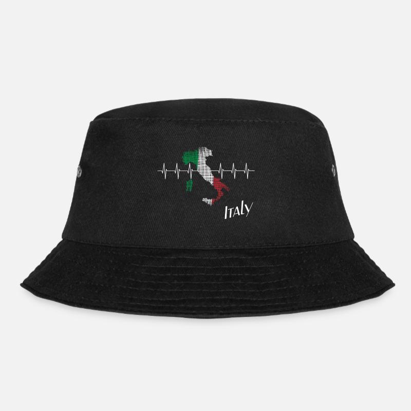 Italy italy - Bucket Hat - Schwarz