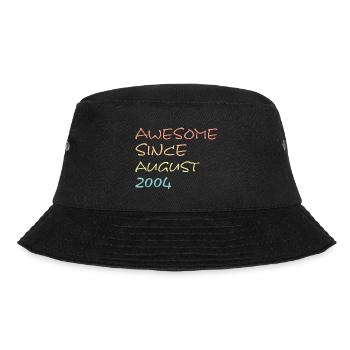 Awesome Since August 2004 - Bucket Hat - Schwarz - Vorne - Lela (165cm)