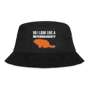 Look like meteorologist Sarcastic Person Gesch - Bucket Hat - black - Front - Lela (165cm)