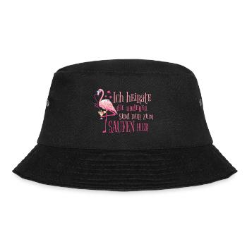 Enterrement de vie de garçon Flamingo Booze disant drôle je me marie - Bob - noir - Devant - Lela (165cm)