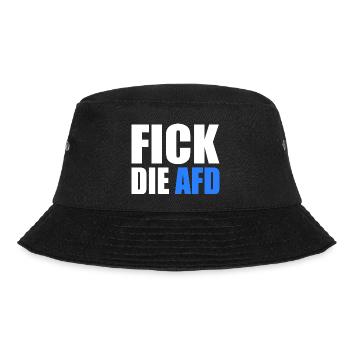 Fick die afd - Bucket Hat - Schwarz - Vorne - Lela (165cm)