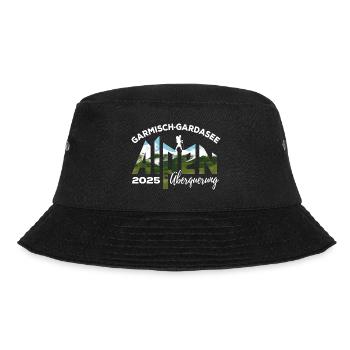 Alpenüberquerung 2025, Garmisch Gardasee, Wandern - Bucket Hat - Schwarz - Vorne - Lela (165cm)