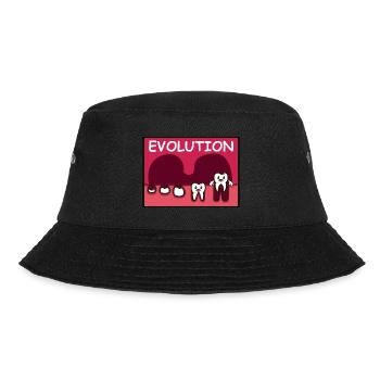 Tooth development. Dentist Gift - Bucket Hat - black - Front - Lela (165cm)