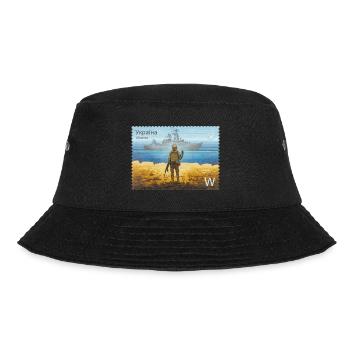 Russian warship, go fuck yourself - Bucket Hat - Schwarz - Vorne - Lela (165cm)