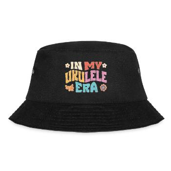 In my Ukulele Era - Bucket Hat - Schwarz - Vorne - Lela (165cm)