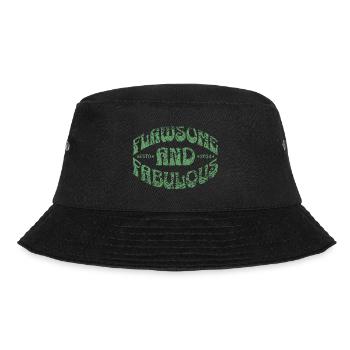 flawsome and fabulous in green - Bucket Hat - black - Front - Lela (165cm)