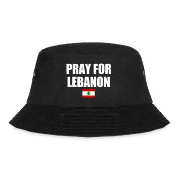 Pray for lebanon - Bucket Hat - black - Front - Lela (165cm)
