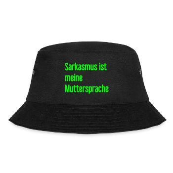 Sarcasm Pro - Bucket Hat - black - Front - Lela (165cm)
