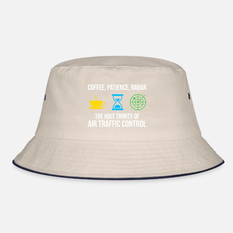 Air Traffic Controller Coffee Radar ATC Aviation Bucket Hat