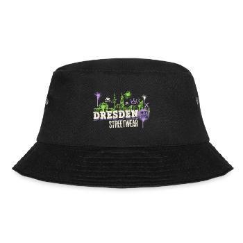 Dresden Skyline Stadt Deutschland Graffiti - Bucket Hat - Schwarz - Vorne - Lela (165cm)