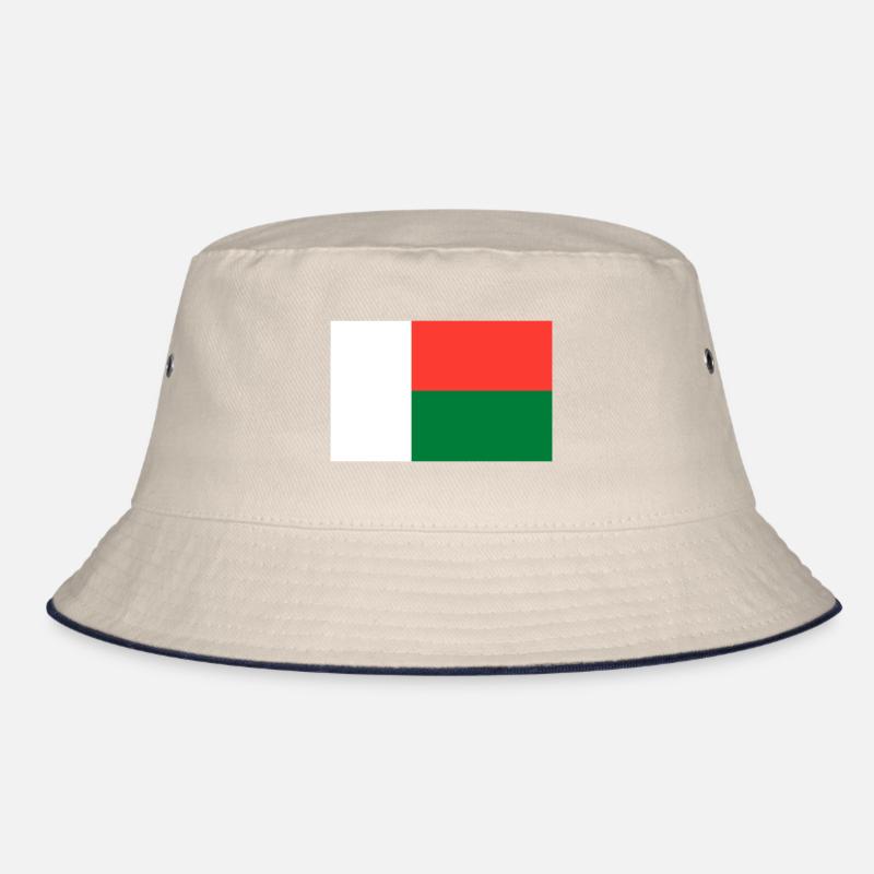 Madagaskar Flagge Bucket Hat