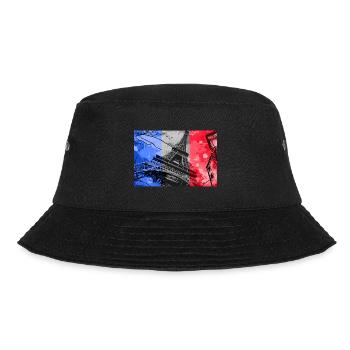 Paris Skyline Tour Eiffel France Drapeau Drapeau - Bob - noir - Devant - Lela (165cm)