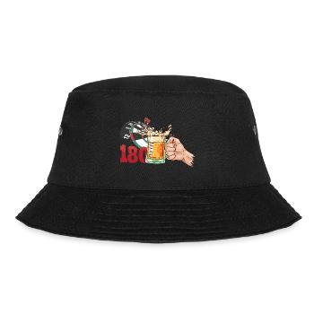 Darts, Beer, Darts, Alcohol, Drinking, Booze, Pub - Bucket Hat - black - Front - Lela (165cm)