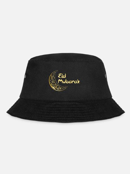 Ramadan Eid Mubarak Fastenbrechen Gruß - Bucket Hat - Schwarz
