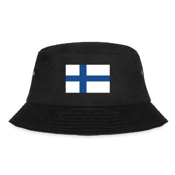 Finnish Flag - Bucket Hat - black - Front - Lela (165cm)