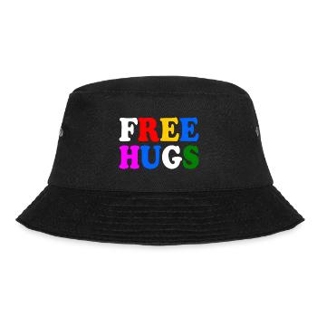Free hugs - Bucket Hat - black - Front - Lela (165cm)