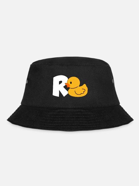Rente Rentner Rentnerin Ente Geschenk Kollege Fun - Bucket Hat - Schwarz