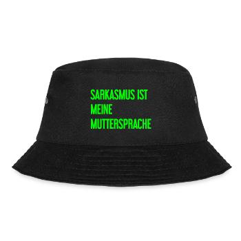 Sarcasm Pro - Bucket Hat - black - Front - Lela (165cm)