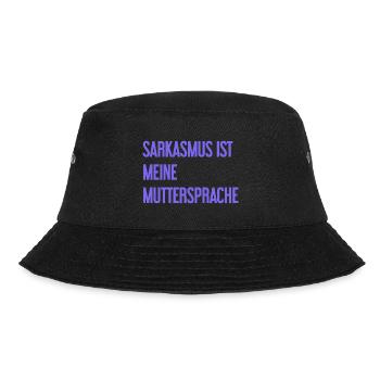 Sarcasm Pro - Bucket Hat - black - Front - Lela (165cm)