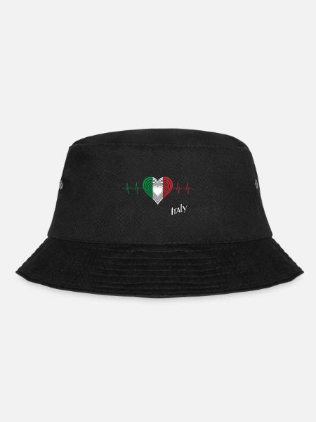 Italy italy - Bucket Hat - Schwarz